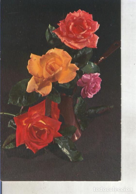 Postales: Postal 015276: Composicion de Rosas - Varios - Foto 1