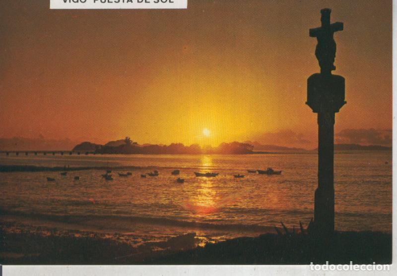 Postkarten: Postal 015969: Puesta de sol en Vigo - Varios