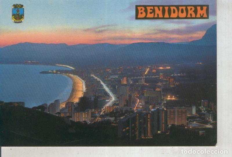 Postales: Postal 016158: Atardecer en Benidorm, Alicante - Varios