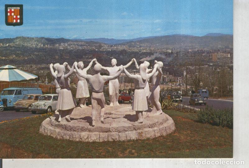Postkarten: Postal 016201: Monumento a la Sardana en Montjuich, Barcelona - Varios