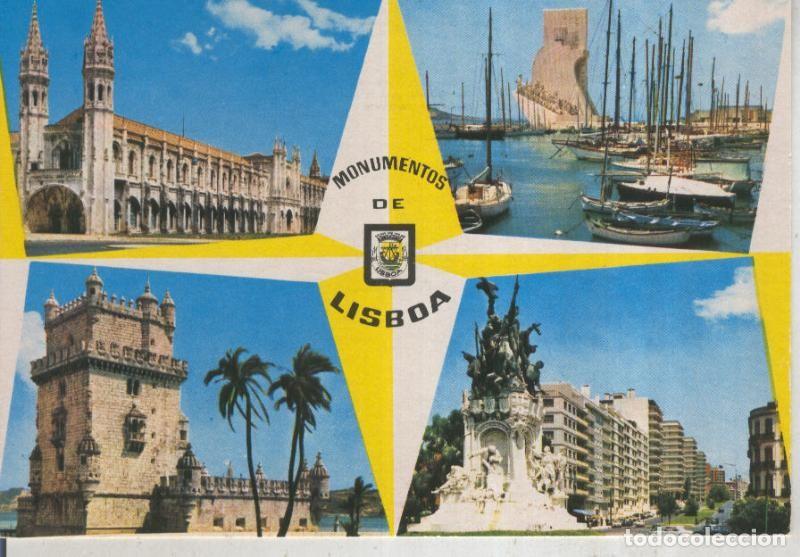 Postcards: Postal 015879: vistas de Lisboa, Portugal - Varios
