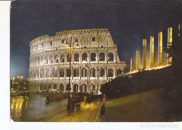 Postkarten: Postal 020341 : Coliseum - Nightly (Roma) - Varios