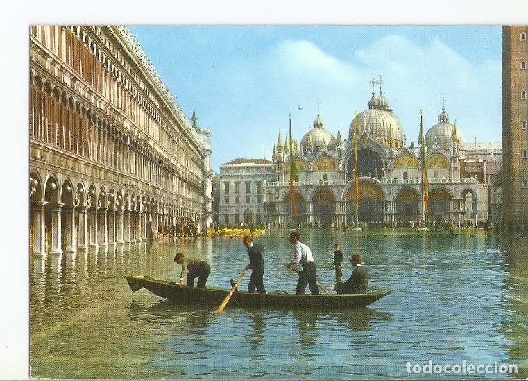 Cartoline: Postal 020351 : Exceptional high tide on S. Mark Square - Venezia - Varios
