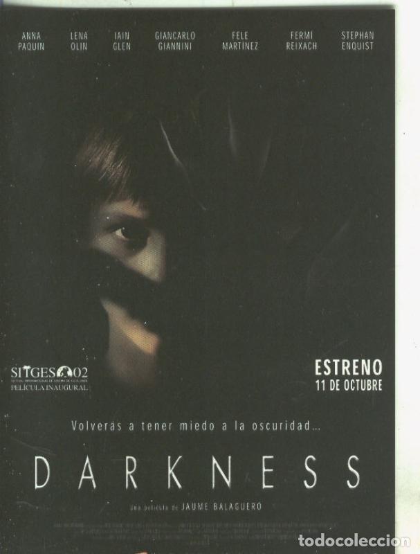 Postkarten: Postal 005655 : Propaganda de pelicula Darkness, sitges - Varios
