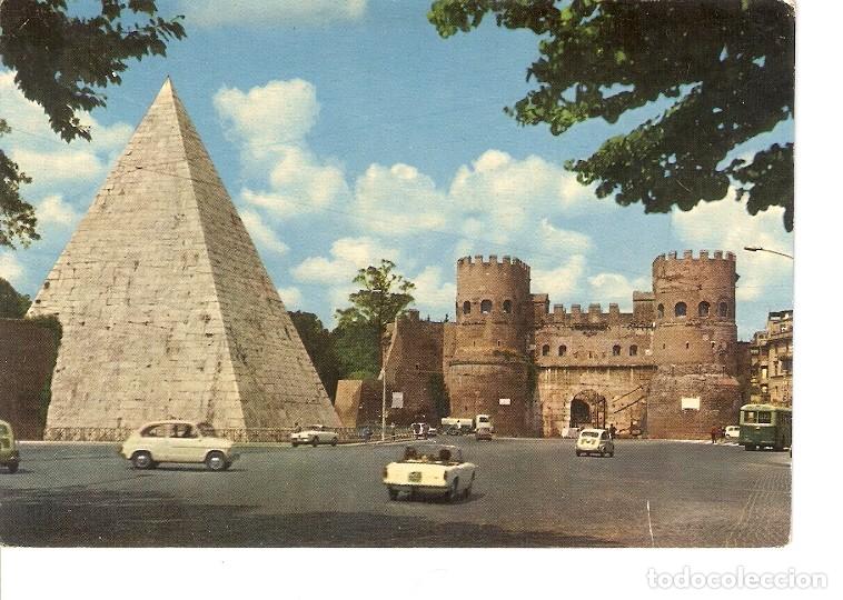 Postais: Postal 020346 : Porta S. Paolo e Piramide Cestia - Roma - Varios
