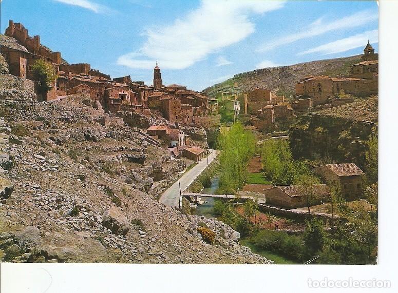 Postales: Postal 020631 : Murallas y rio Guadalaviar, Albarracin - teruel - Varios