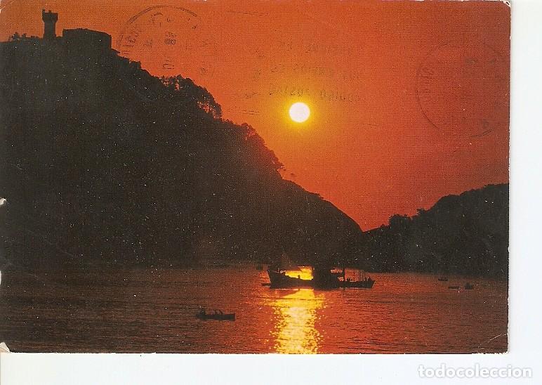 Postkarten: Postal 020449 : Puesta de Sol. Monte Igueldo San Sebastian - Donostia - Varios