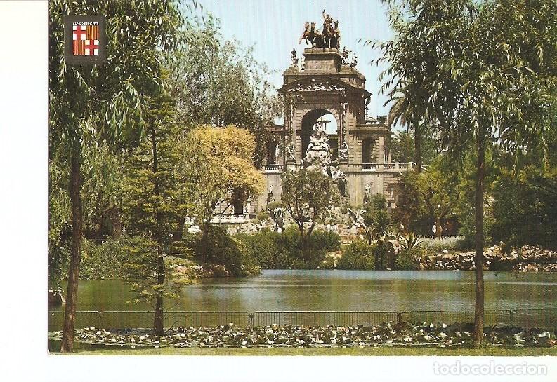 Postkarten: Postal 020884 : Lago y Cascada del Parque de la Ciudadela - Barcelona - Varios