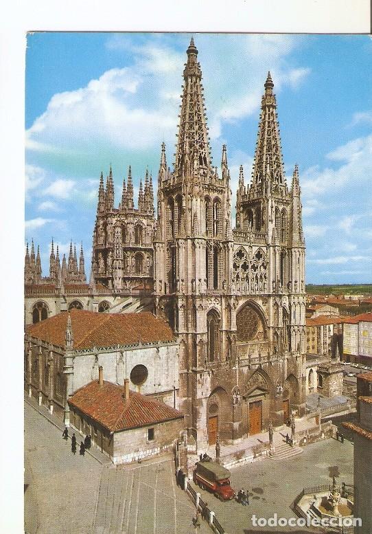 Postcards: Postal 020508 : Fachada principal y Crucero de la Catedral - Burgos - Varios