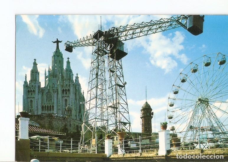 Postkarten: Postal 020706 : Basilica y parque de atracciones - Barcelona - Varios