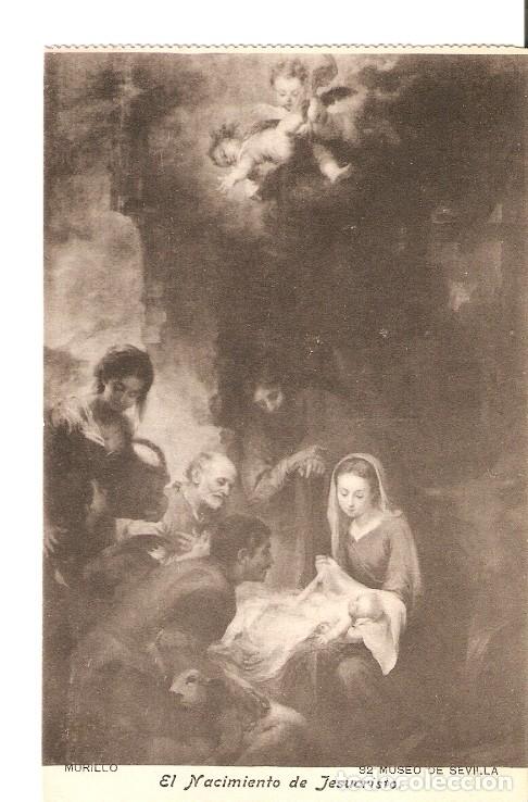 Postais: Postal 020976 : El nacimiento de Jesucristo, Murillo - Sevilla - Varios