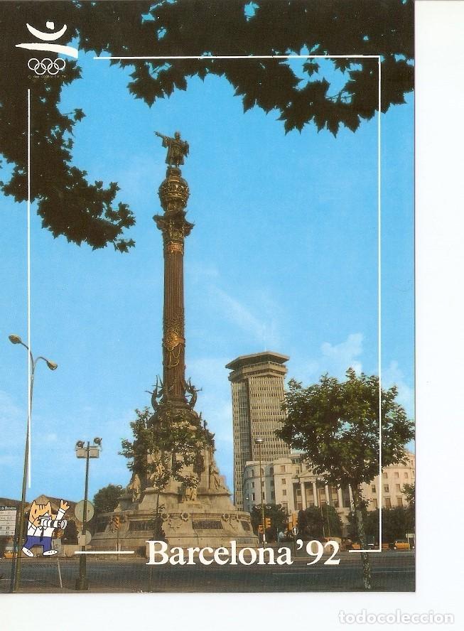 Cartoline: Postal 020741 : Colon. Aquell home. Coleccion Olimpica Barcelona 100 - Varios