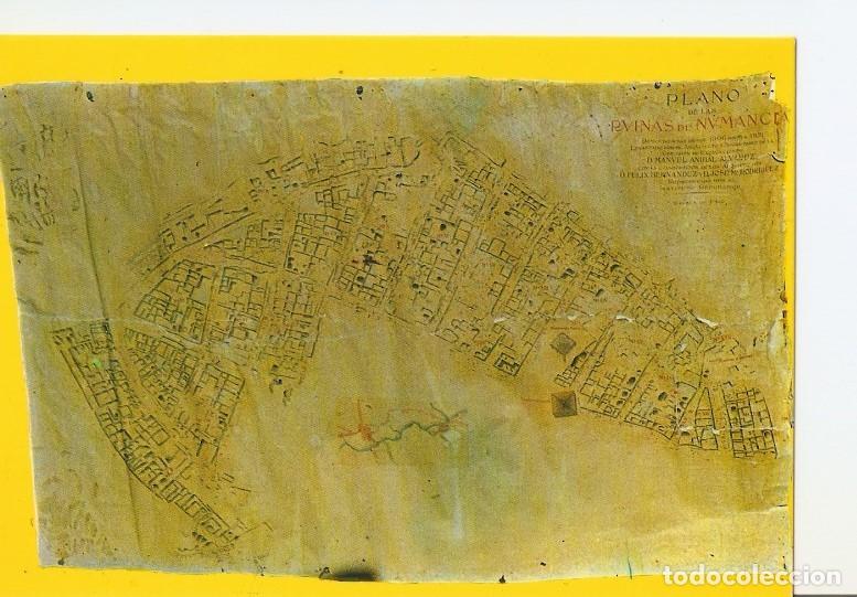 Postcards: Postal 020777 : Plano de las ruinas de Numancia - Soria - Varios