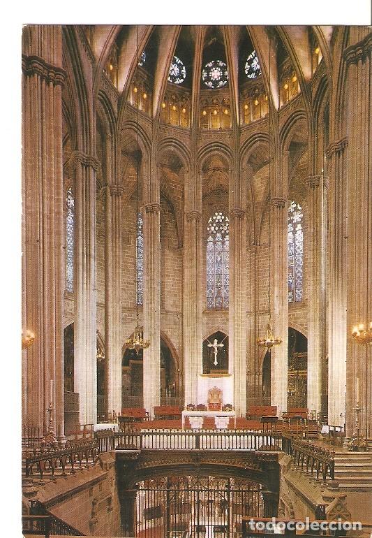 Postais: Postal 021729 : Altar Mayor de la catedral Barcelona - Varios