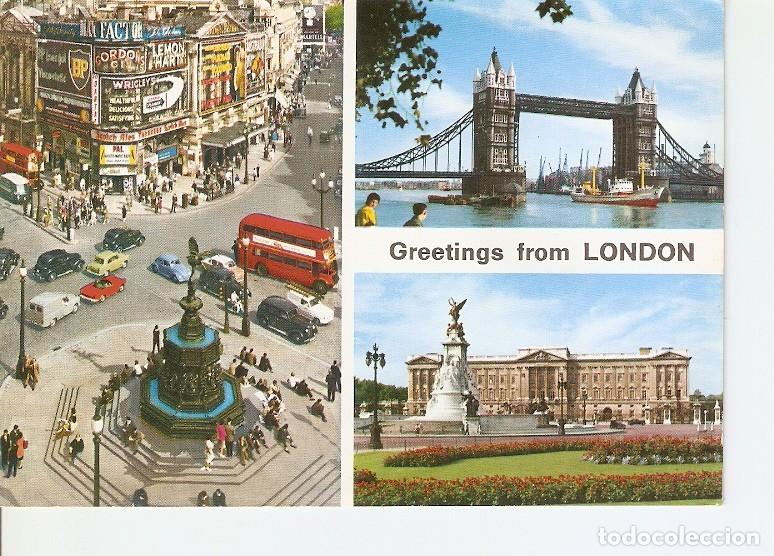Postais: Postal 022207 : Greetings from London - Varios