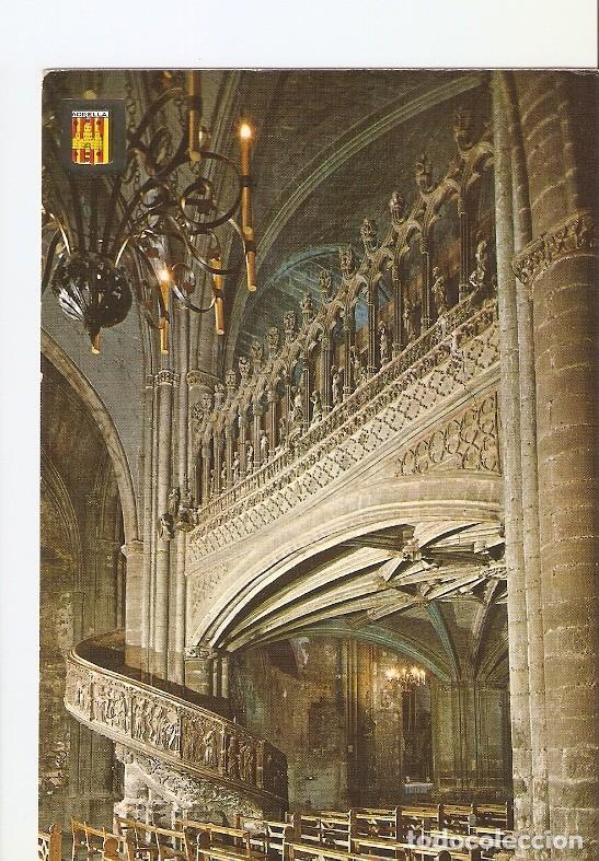 Postkarten: Postal 022053 : Escalera y Coro iglesia Arciprestal, morella - Castellon - Varios