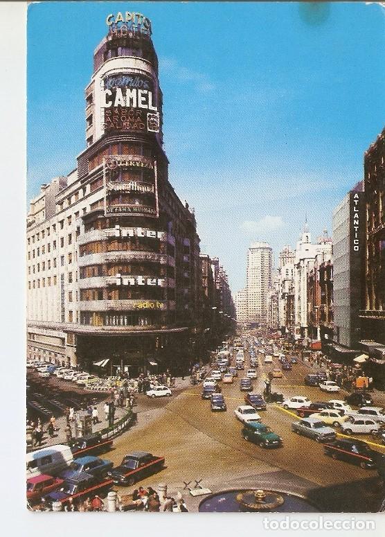 Postais: Postal 022437 : Plaza Callao y Avenida Jose Antonio - Madrid - Varios