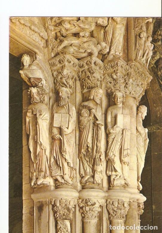 Postales: Postal 022026 : Portico de la Gloria. Grupo de Apostoles, Santiago de Compostela - Varios