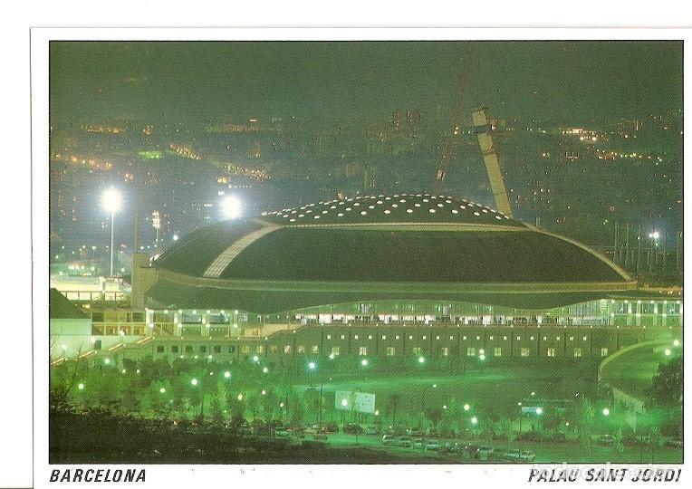 Postcards: Postal 022275 : Palau Sant Jordi (Anella Olimpica) - Barcelona - Varios