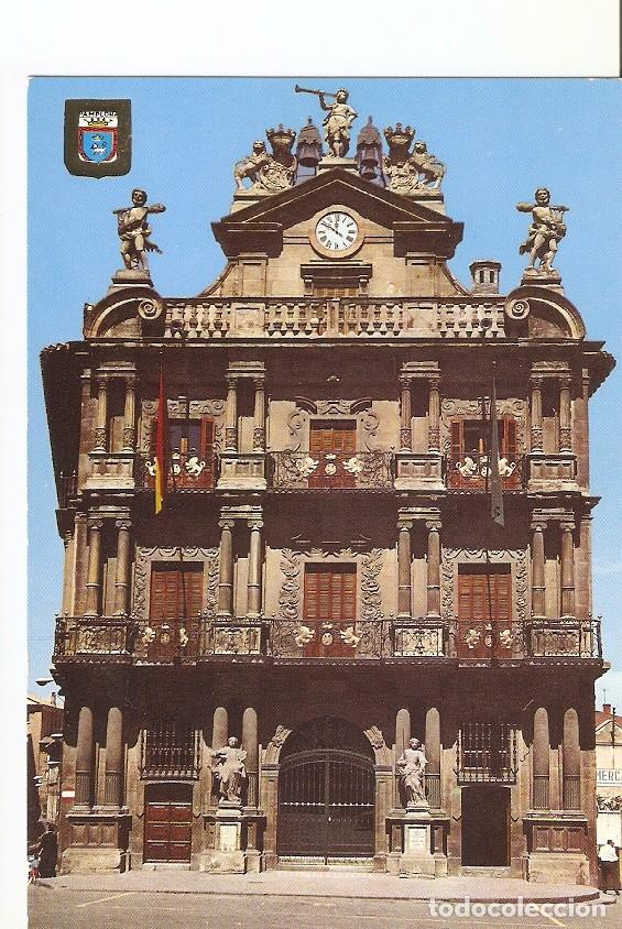 Postkarten: Postal 022853 : Ayuntamiento, Hotel de Ville (Pamplona) - Varios