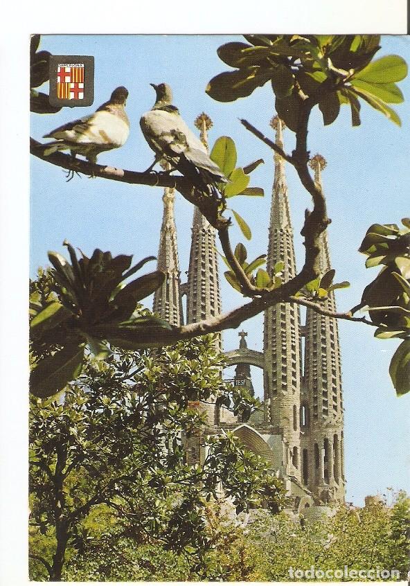 Postcards: Postal 022929 : Templo de la Sagrada Familia, Barcelona - Varios