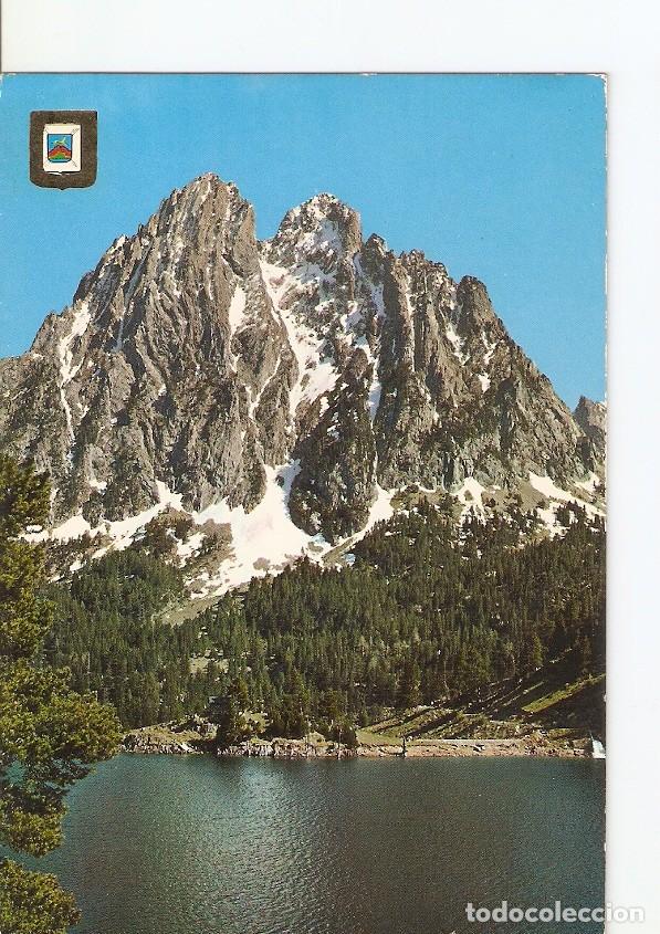 Cartes Postales: Postal 022975 : Lago de San Mauricio y Els Encantats, regio dEspot, Pirineu Catala (Lleida), n&ordm;2 - V
