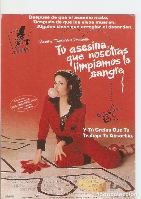 Postales: Postal 022854 : Angela Jones en unfilm de Quentin Tarantino, - Varios