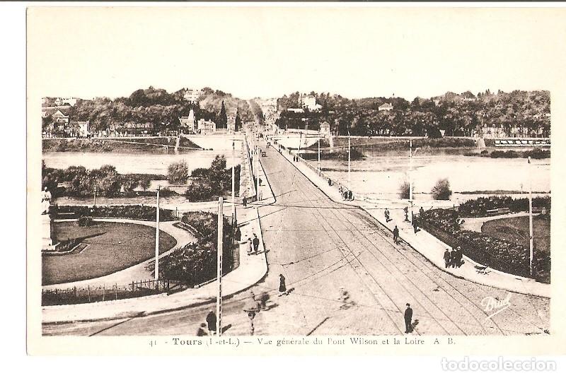 Cartoline: Postal 026794 : Tours, Pont Wilson et la Loire - Varios