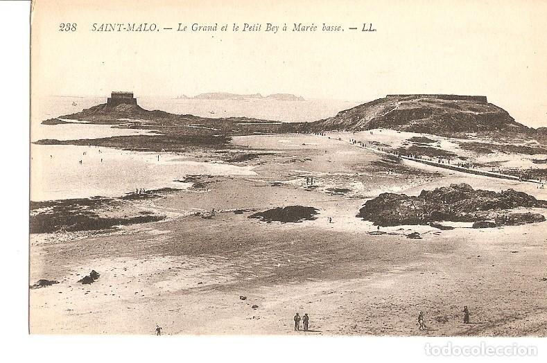 Postcards: Postal 026980 : Saint-Malo. Le Grand et le Petit Bey &agrave; Maree basse - Varios