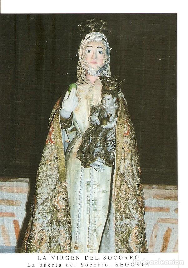 Postales: Postal 026884 : La Virgen del Socorro, La puerta del Socorro. Segovia - Varios