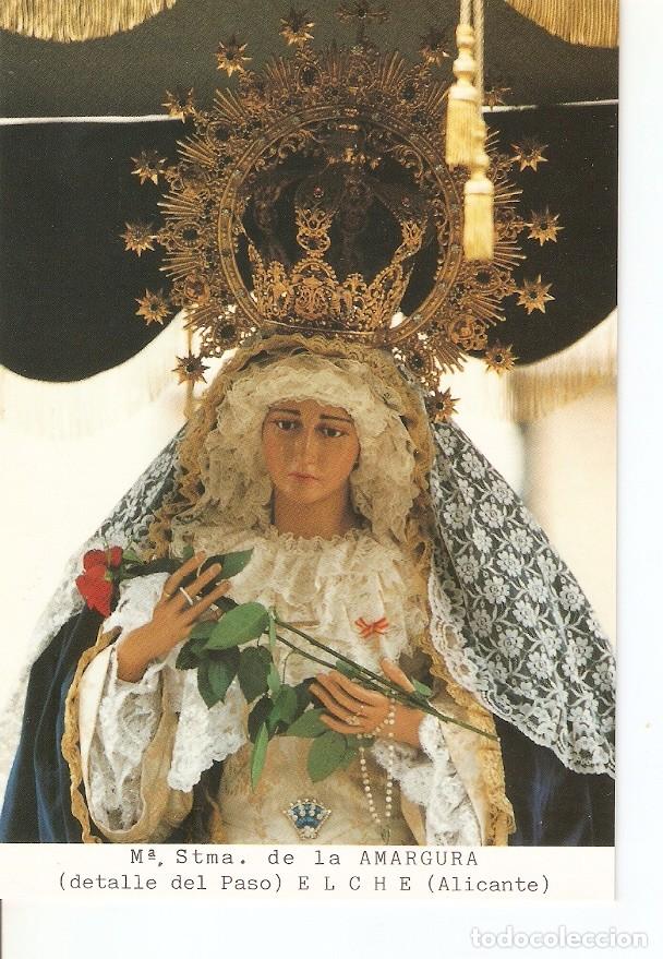 Postais: Postal 026899 : Ma;. Stma. De la Amargura (detalle del Paso) Elche (Alicante) - Varios