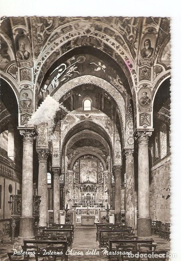 Cartoline: Postal 026935 : Palermo - Interna Chiesa della Martorana - Varios