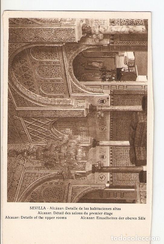 Postales: Postal 027471 : Sevilla. Alcazar: Detalle de las habitaciones altas - Varios