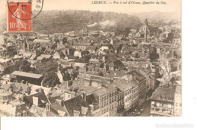 Postkarten: Postal 027082 : Lisieux - Vue &agrave; vol dOiseau du Gaz - Varios