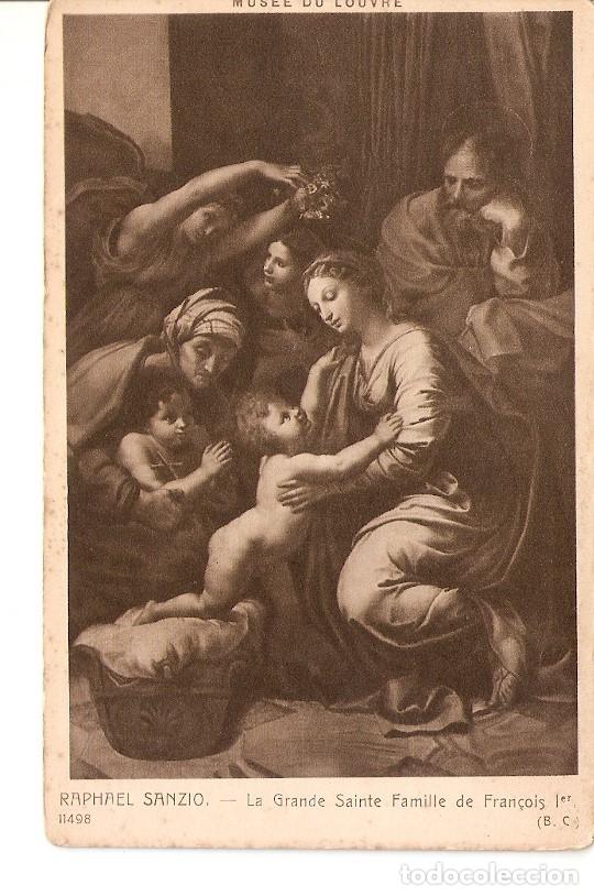 Postales: Postal 027255 : Raphael Sanzio. La Grande Sainte Famille de Fran&ccedil;ois - Varios