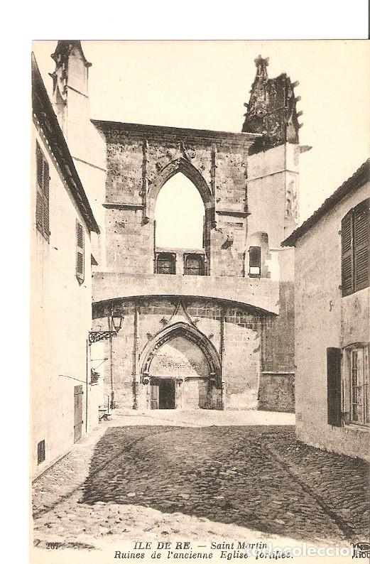 Postales: Postal 027281 : Ile de Re. Saint Martin. Ruines de lancienne Eglise fortifiee - Varios