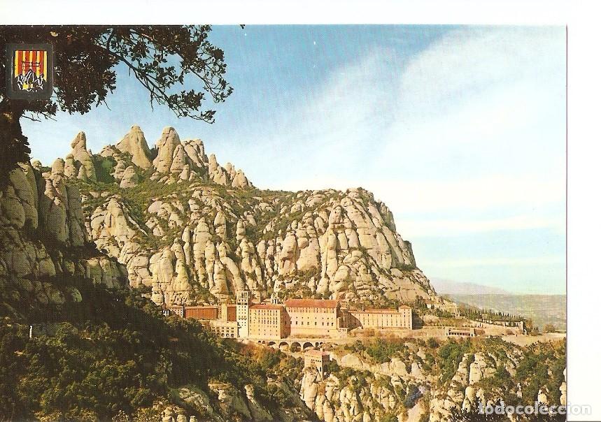 Postales: Postal 027808 : El monasterio desde el camino de San Miguel. Montserrat - Varios
