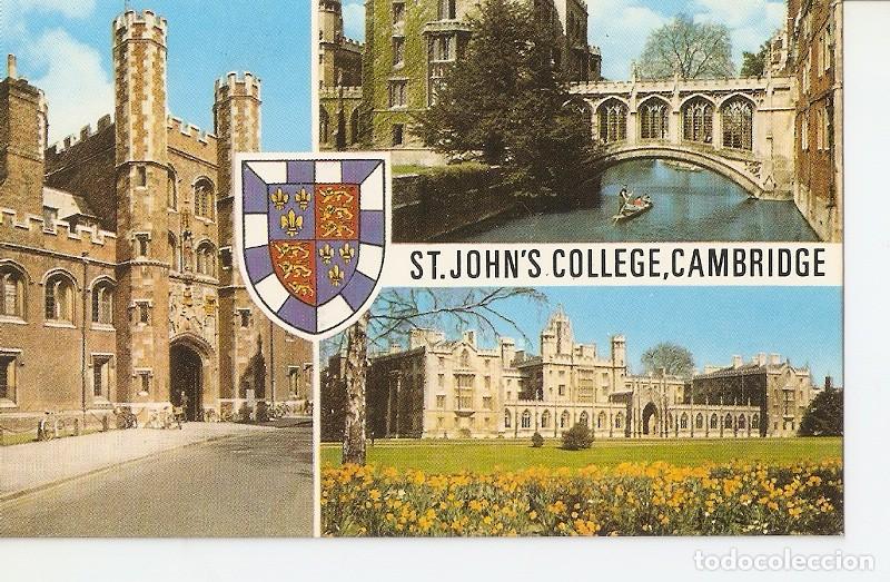 Postkarten: Postal 027599 : St. Johns College, Cambridge - Varios