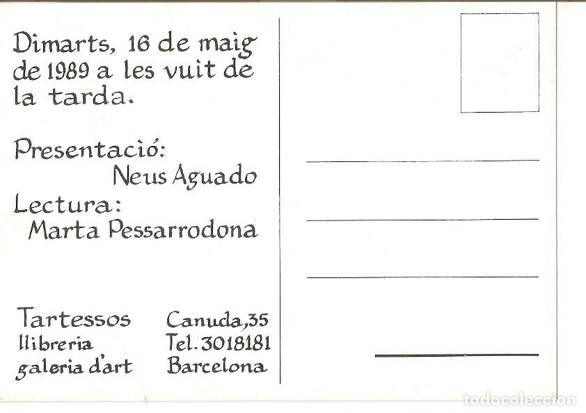 Postales: Postal 027678 : El Espacio son Nombre. Poesia. Tartessos lliberia galeria dart - Varios