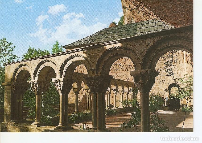 Postcards: Postal 027988 : Pirineo Aragones. San Juan dela Pe&ntilde;a (Huesca). Sitio Nacional. Claustro romanico sig