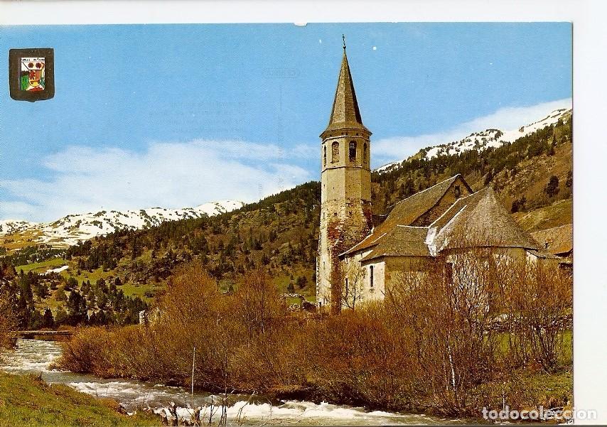 Postales: Postal 028135 : Pirineu Catal&agrave; (Lleida), Vall dAran. Santuario de Ntra. Sra. De Montgarri (arq. Pall
