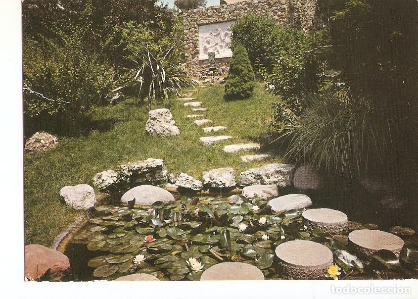 Postales: Postal 028249 : Lago y nenufares. Parque-Museo El Pedregal, Fundacion Cultural F. Estrada Saladich.
