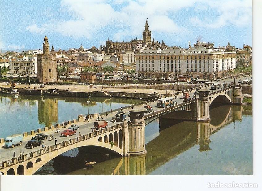 Postkarten: Postal 027969 : Sevilla. Puente de San Telmo y vista parcial - Varios