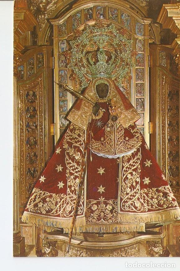 Postales: Postal 028028 : Guadalupe. Escultura de la Virgen (Siglo XII) en el trono (Siglo XX) - Varios