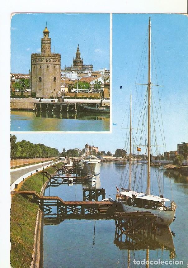 Postais: Postal 028508 : Sevilla, Guadalquivir y Torre del Oro - Varios