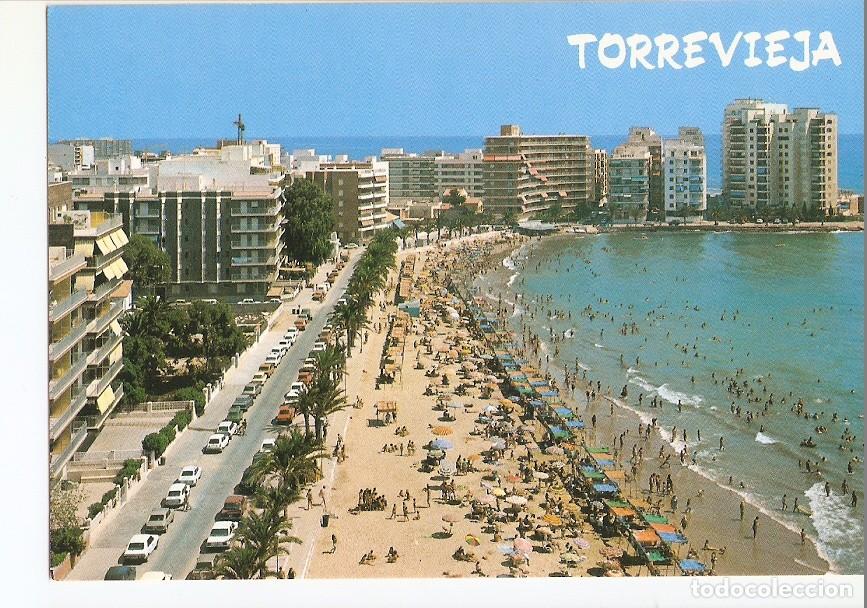 Postkarten: Postal 028414 : Torrevieja (Alicante), Playa del Cura - Varios