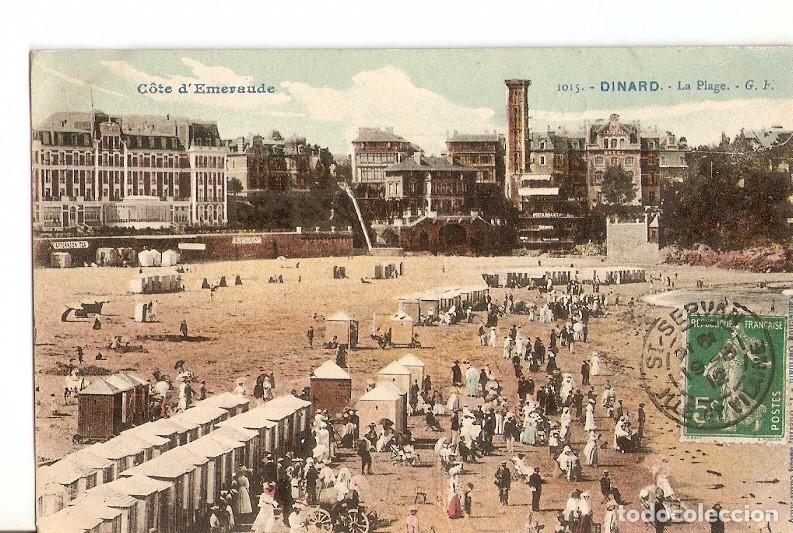 Postkarten: Postal 028821 : C&ocirc;te dEmeraude, Dinard - La Plage - G.F. - Varios