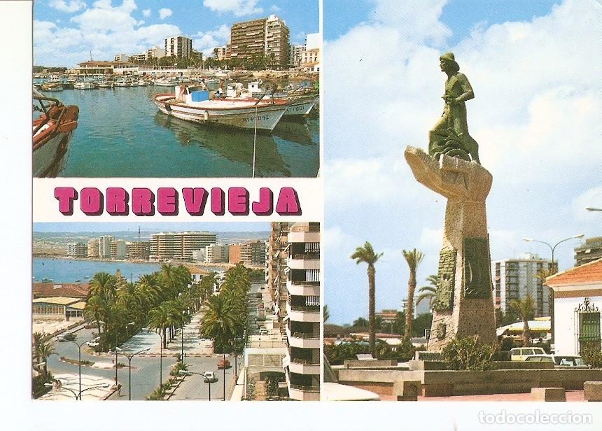 Postales: Postal 028886 : Torrevieja (Alicante), diversos aspectos - Varios