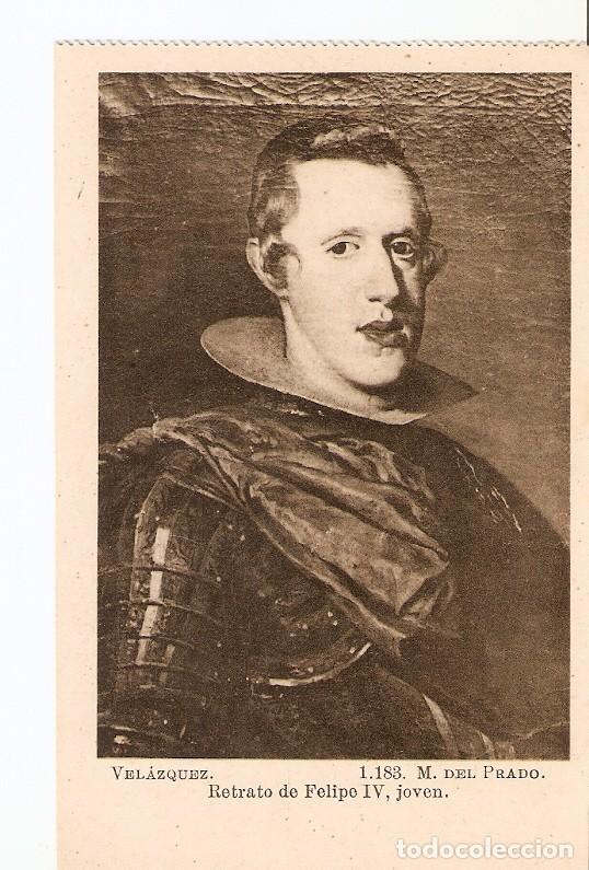 Postkarten: Postal 029050 : Velazquez. Retrato de Felipe IV, joven. Museo del Prado - Varios