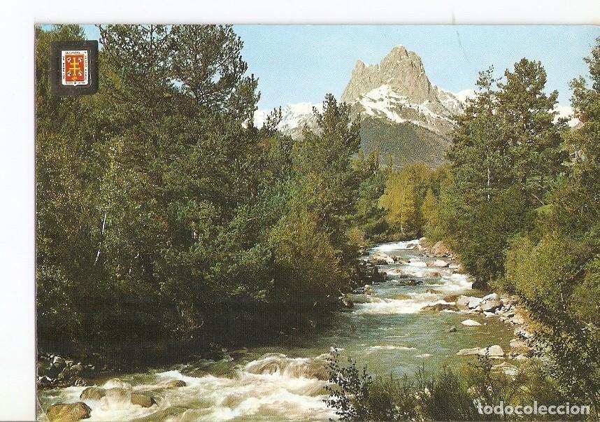 Cartoline: Postal 029133 : Pirineo Aragones (Huesca), Valle de Tena. Rio Gallego, al fondo la Foratata - Varios